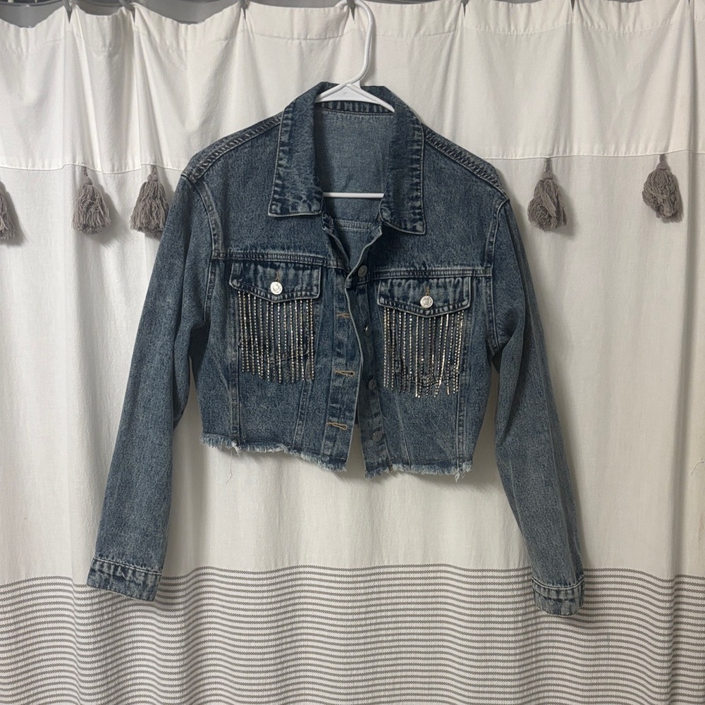 SHEIN Blue Denim Jacket
